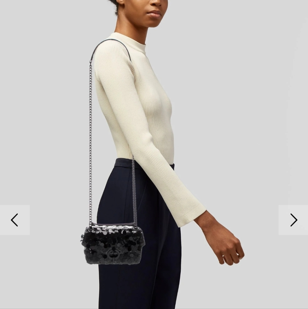🖤❤️ Black Sequins Sandro Shoulder Bag